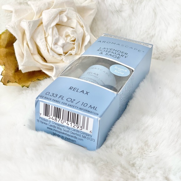 New with tag AROMASCAPE RELAX 100% ESSENTIAL OIL LAVENDER, ROSEMARY & SAGE - Picture 4 of 4